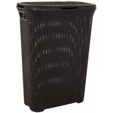 CURVER STYLE 40L Kôš na špinavú bielizeň 44,8 x 61,5 x 26,5 cm, tmavo hnedý 00709-210