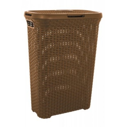 CURVER Kôš na špinavú bielizeň RATTAN 40 l tmavá mocha, 00709-213 CURVER Kôš na špinavú bielizeň RATTAN 40 l tmavá mocha, 00709-213