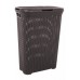 CURVER Kôš na špinavú bielizeň RATTAN 40 l mocha, 00709-261