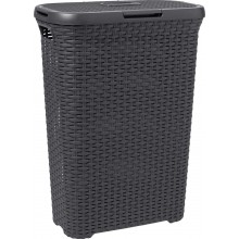 CURVER STYLE 40L Kôš na špinavú bielizeň 44,8 x 61,5 x 26,5 cm, tmavo sivý 00709-308