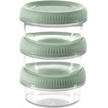CURVER SMART ECO Set kalíškov 3x0,08L svetlo zelená 00956-W41