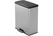 CURVER DECO BIN 65L Odpadkový kôš 48,6 x 31,6 x 61,5 cm strieborný 01128-C70