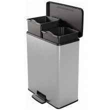 BAZÁR CURVER DECO BIN DUO 26L+26L Odpadkový kôš 48,6 x 31,6 x 61,5 cm 01129-C70 POŠKODENÉ!