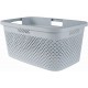 CURVER PURE 47L Kôš na čistú bielizeň 60 x 40 x 28 cm, modrá 01917-126