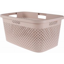CURVER PURE 47L Kôš na čistú bielizeň 60 x 40 x 28 cm, ružová 01917-Q70