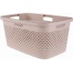CURVER PURE 47L Kôš na čistú bielizeň 60 x 40 x 28 cm, ružová 01917-Q70