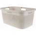 CURVER PURE 47L Kôš na čistú bielizeň 60 x 40 x 28 cm, béžová 01917-X64