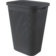 CURVER PURE 55L Kôš na špinavú bielizeň 43 x 35 x 58 cm, sivá 01918-G43