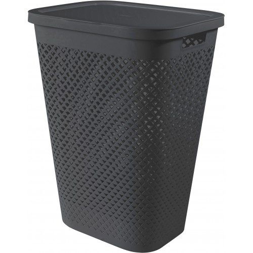 CURVER PURE 55L Kôš na špinavú bielizeň 43 x 35 x 58 cm, sivá 01918-G43