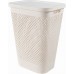 CURVER PURE 55L Kôš na špinavú bielizeň 43 x 35 x 58 cm, béžová 01918-X64