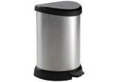 CURVER DECO BIN 15L Odpadkový kôš 30,3 x 26,8 x 44,8 cm strieborný 02120-582