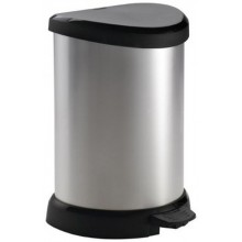 CURVER DECO BIN 15L Odpadkový kôš 30,3 x 26,8 x 44,8 cm strieborný 02120-582