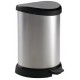 CURVER DECO BIN 15L Odpadkový kôš 30,3 x 26,8 x 44,8 cm strieborný 02120-582