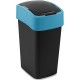 CURVER FLIP BIN 25L Odpadkový kôš 47 x 26 x 34 cm čierna/modrá 02171-280