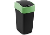 CURVER FLIP BIN 25L Odpadkový kôš 47 x 26 x 34 cm čierna/zelená 02171-847
