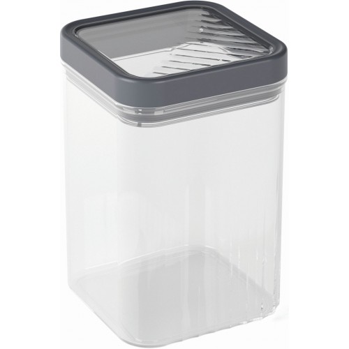CURVER KARA 1,2L Dóza na potraviny 10,7 × 10,7 × 15 cm, sivá 03101-W54 CURVER KARA 1,2L Dóza na potraviny 10,7 × 10,7 × 15 cm, sivá 03101-W54