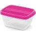 CURVER VEDO Set 2x1,3L dózy, 20x14x8cm, svetlo ružová 03510-251