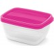 CURVER VEDO Set 2x1,3L dózy, 20x14x8cm, svetlo ružová 03510-251