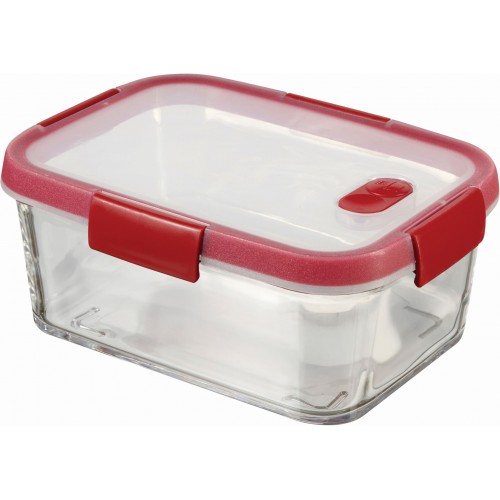 CURVER SMART COOK 1,1L dóza 20,3 x 15,4 x 8,3 cm transparentná/červená 04062-472