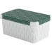 CURVER DECO STOCKHOLM S box úložný 29,5 x 19,5 x 13,5 cm zelené lístky 04710-Y89