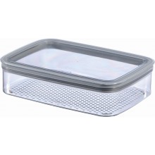 CURVER DRY RECTANGULAR 1,4L dóza 22,5x16x6cm transparent/sivá 07276-840