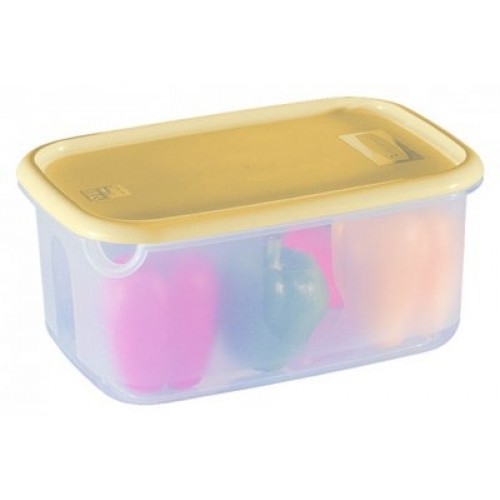 CURVER Dóza na potraviny, 28.5 x 19 x 13, 4,4 l, transparentná žltá, 15537-205
