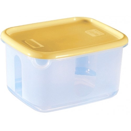 CURVER Dóza obdĺžnik 3,2 L transparentná / žltá CURVER Dóza obdĺžnik 3,2 L transparentná / žltá