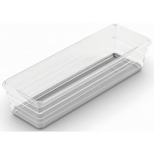 KIS SISTEMO 3 Organizér 22,5 x 7,5 x 5 cm transparentný/sivá 10012-A94