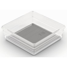 KIS SISTEMO 6 Organizér 15 x 15 x 5 cm transparentný/sivá 10015-A94