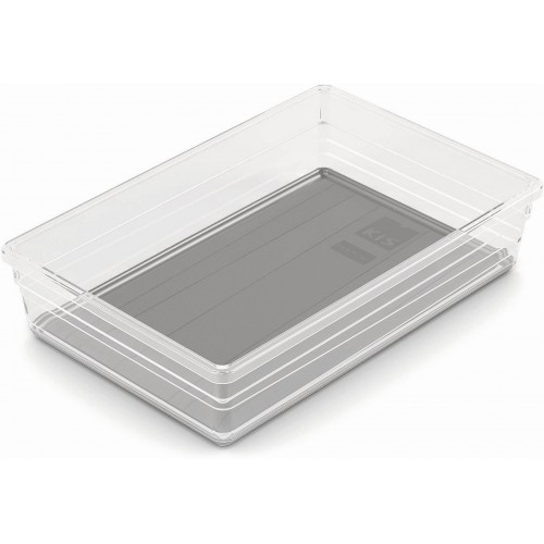 KIS SISTEMO 7 Organizér 22,5 x 15,5 x 5 cm transparentný/sivá 10016-A94