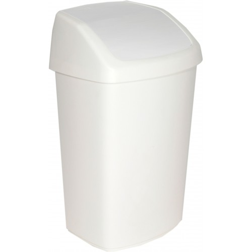 CURVER SWING BIN 50L Odpadkový kôš 40,6 x 34 x 66,8 cm biely 03987-026