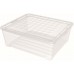 CURVER TEXTILE 10L Úložný box 34,2 x 29,7 x 12,5 cm transparentný 03007-001