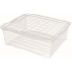 CURVER TEXTILE 10L Úložný box 34,2 x 29,7 x 12,5 cm transparentný 03007-001