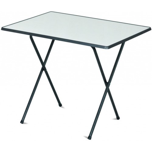 DAJAR SEVELIT Camping stôl 60 x 80 cm, antracit / biela