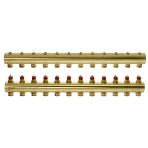 Danfoss FHF-12 súprava zberač + rozdeľovač so 12 vývodmi 3/4 "AG 088U0512