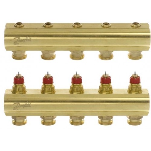Danfoss FHF-5 súprava zberač + rozdeľovač sa 5 vývodmi 3/4 "AG 088U0505 Danfoss FHF-5 súprava zberač + rozdeľovač sa 5 vývodmi 3/4 "AG 088U0505
