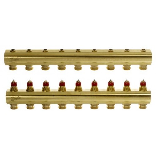 Danfoss FHF-9 súprava zberač + rozdeľovač sa 9 vývodmi 3/4 "AG 088U0509
