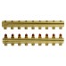 Danfoss FHF-9 súprava zberač + rozdeľovač sa 9 vývodmi 3/4 "AG 088U0509