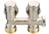 Danfoss RLV-K radiátorové šróbenie rohové 3/4 "AG a 1/2" IG 003L0282