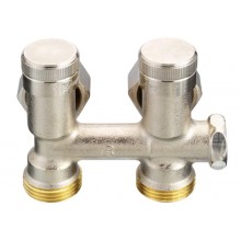 Danfoss RLV-K radiátorové šróbenie rohové 3/4 "AG a 1/2" IG 003L0282