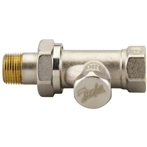 Danfoss RLV-S10 radiátorové šróbenie 3/8 "priame 003L0122