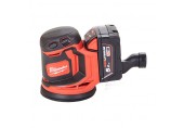 Milwaukee M18 BOS125-502B Aku excentrická brúska (18V/2x5,0Ah/125mm) 4933464229