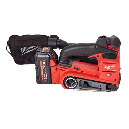 Milwaukee M18 FBTS75-552X Pásová brúska 2x5.5 Ah, HD Box 4933479615