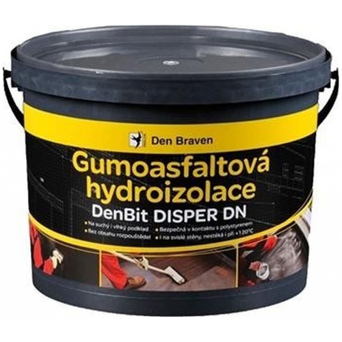 DEN BRAVEN DenBit DISPER DN Gumoasfaltová hydroizolácia 10kg