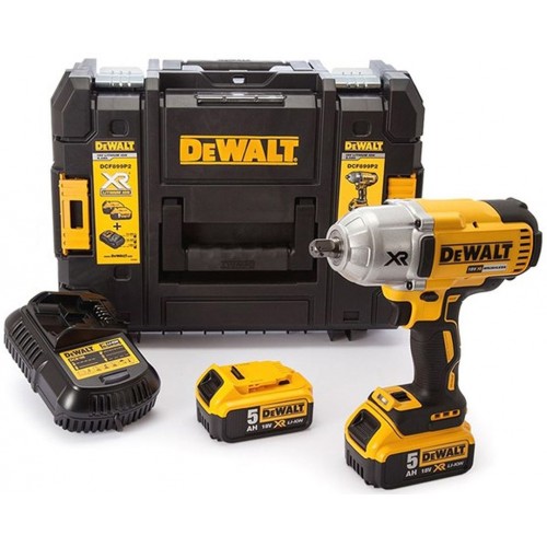 BAZÁR DeWALT Uťahovák rázový 18V, 2x5,0 Ah DCF899P2-QW PO SERVISE, FUNKČNÁ !!!