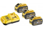 DeWALT DCB118X3 Súprava XR FlexVolt 54V nabíjačka DCB118 + 18V 3x9,0Ah