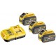 DeWALT DCB118X3 Súprava XR FlexVolt 54V nabíjačka DCB118 + 18V 3x9,0Ah