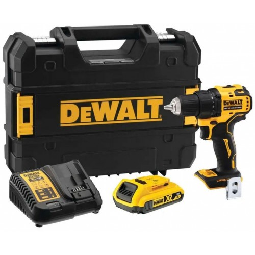 DeWALT DCD708D1T Aku kompaktná vŕtačka/skrutkovač XR (65Nm/18V/1x2,0Ah) kufor Tstak DeWALT DCD708D1T Aku kompaktná vŕtačka/skrutkovač XR (65Nm/18V/1x2,0Ah) kufor Tstak