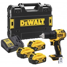 DeWALT DCD708P3T Aku vŕtačka (65Nm/18V/3x5Ah) kufor Tstak