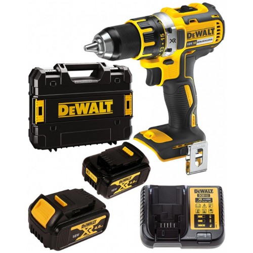 DeWALT DCD790M2 Aku vŕtací skrutkovač (60Nm/18V/2x4,0Ah) kufor Tstak